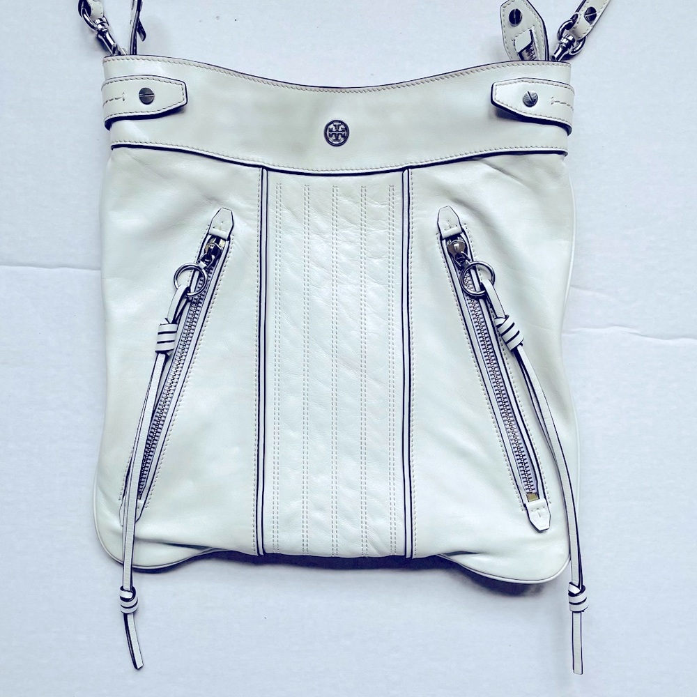 Tory Burch Moto Tall Leather Crossbody